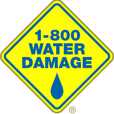 1 800 Water Damage Logo